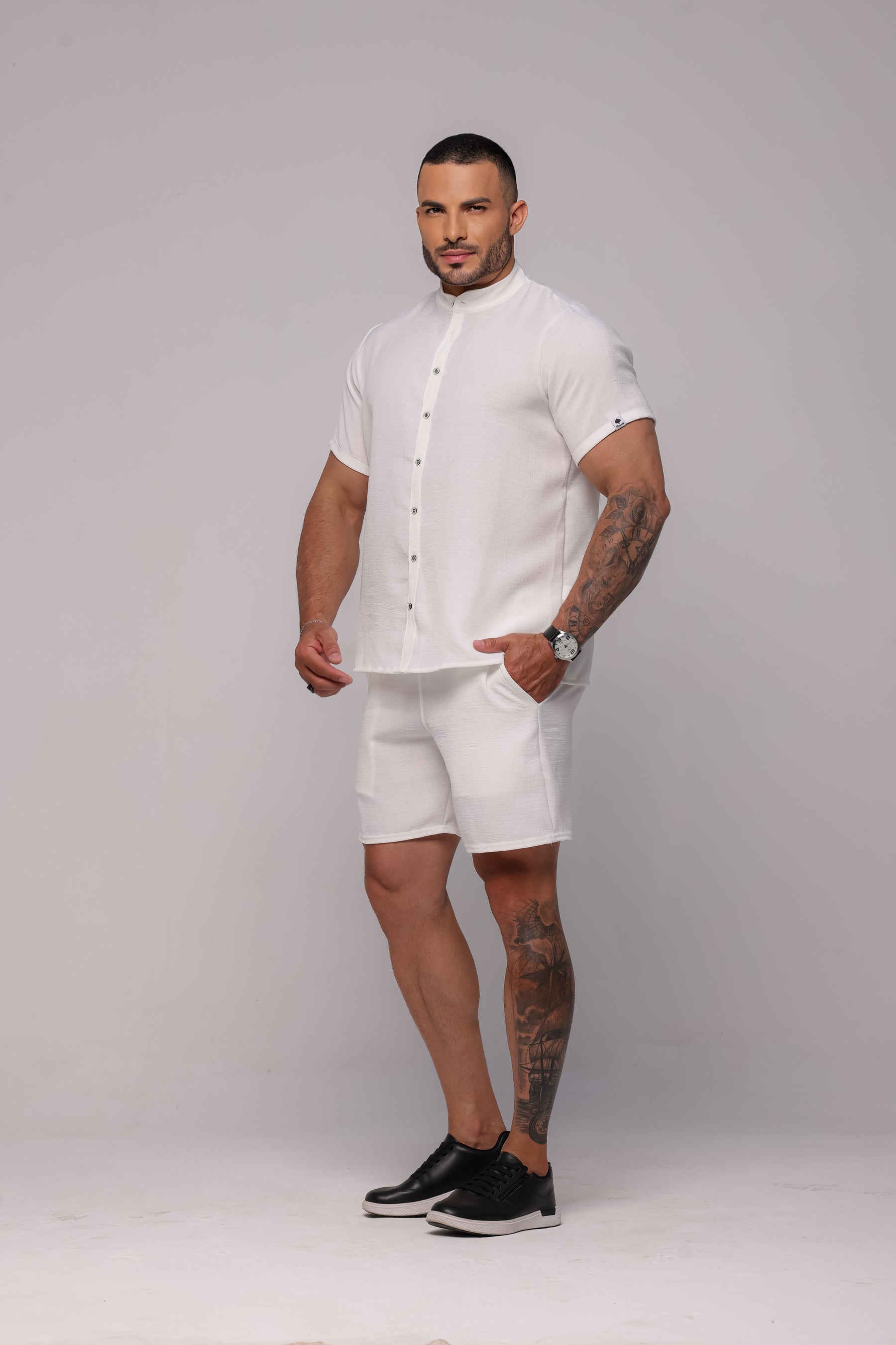 Conjunto Masculino Linhão Branco