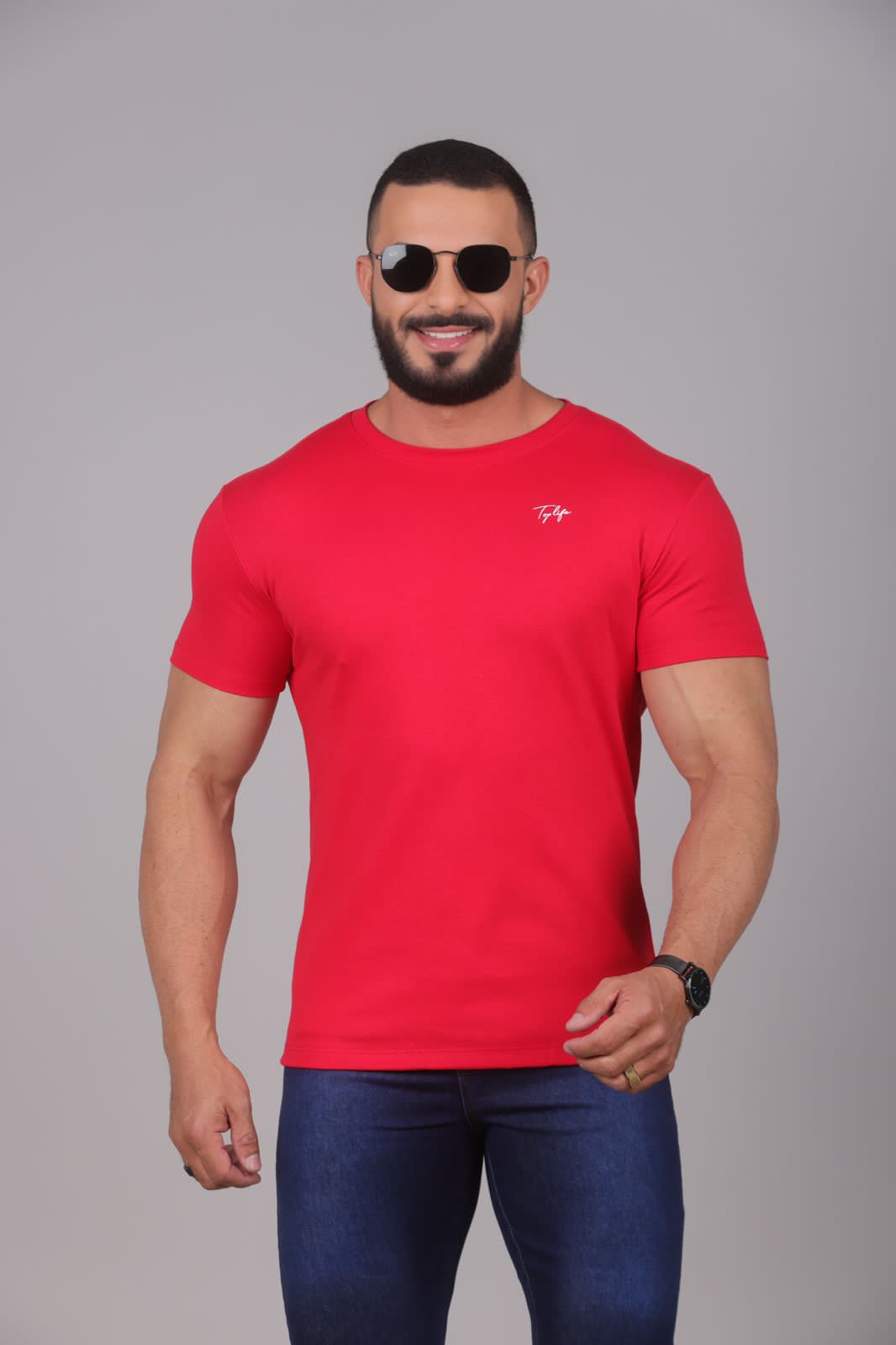 Camisa Suedine Premium Vemelho
