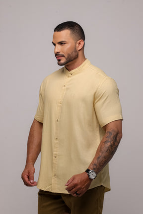 Camisa de Linho Bege