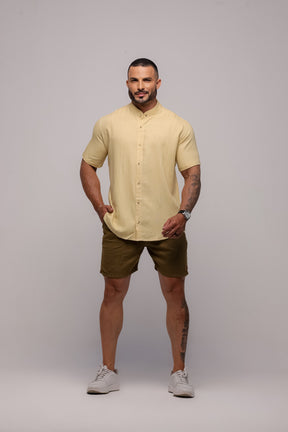 Camisa de Linho Bege