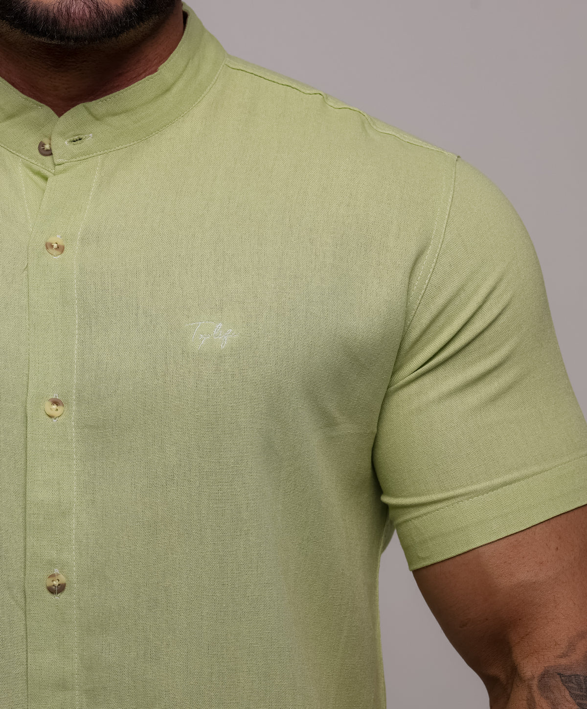 Camisa de Linho Verde