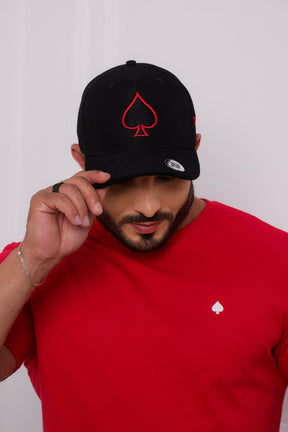 Boné Top Life Preto com Vermelho 2