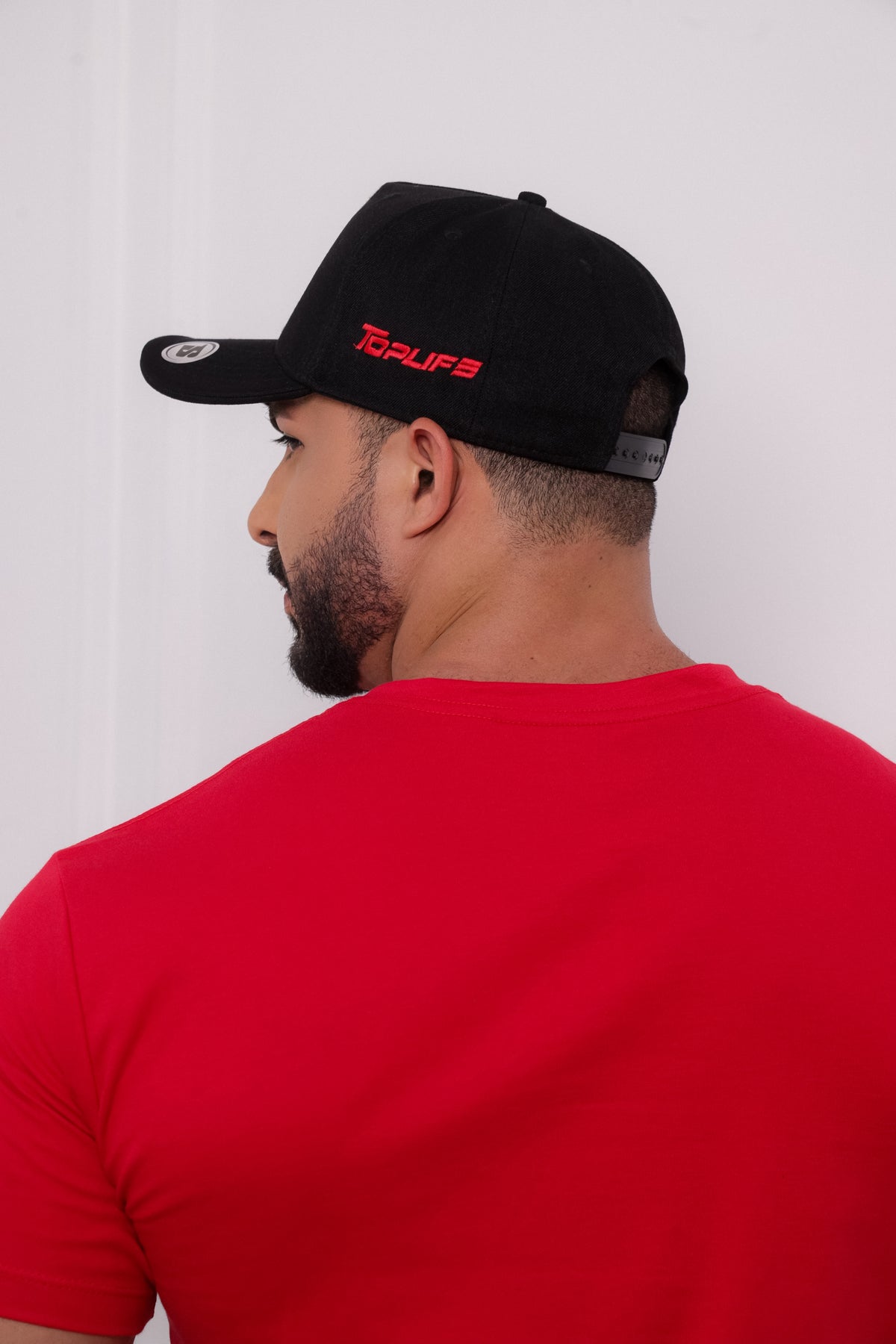 Boné Top Life Preto com Vermelho 2