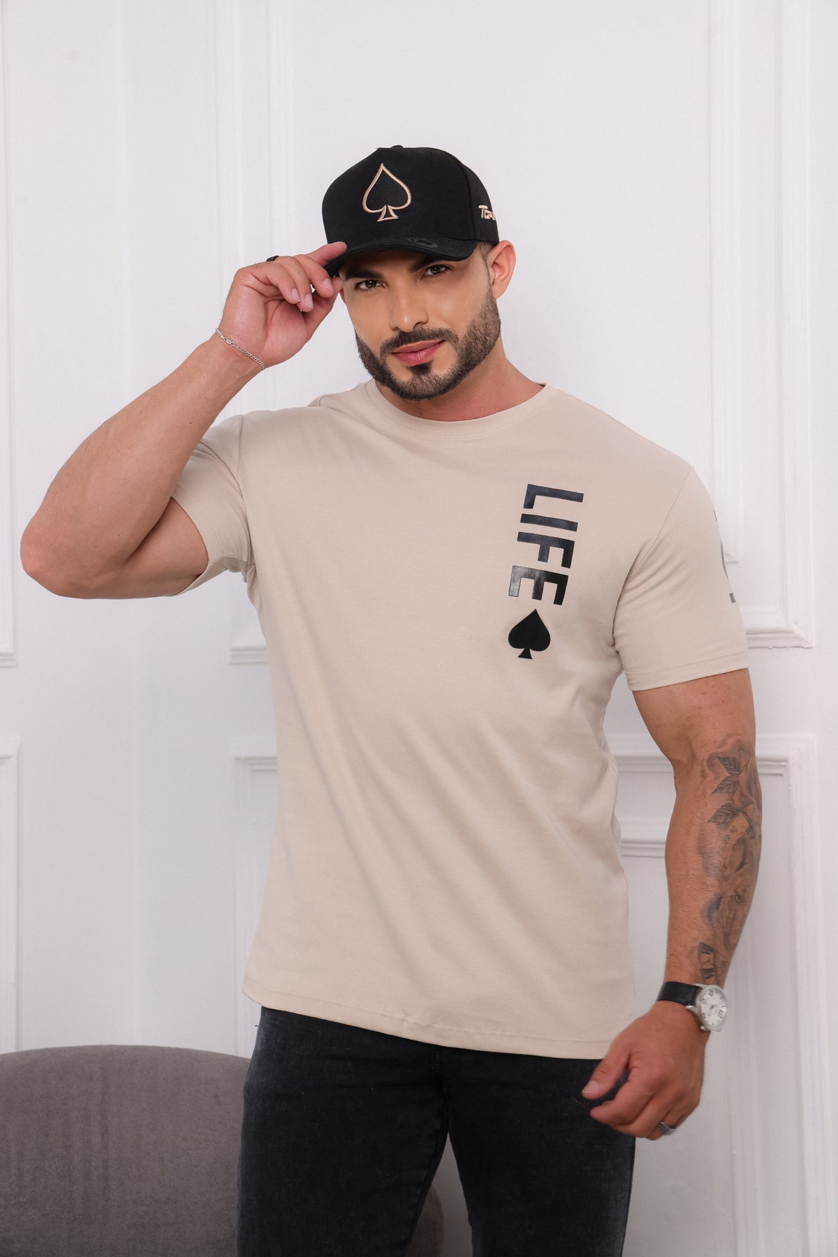 Camisa Suedine Premium Bege
