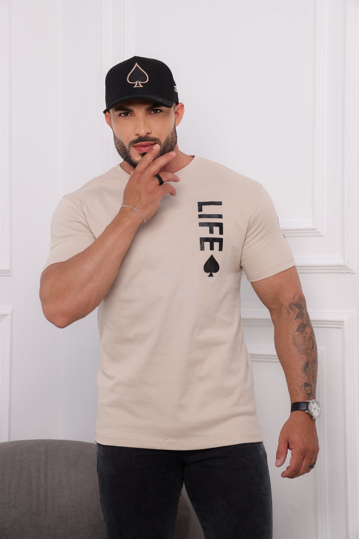 Camisa Suedine Premium Bege