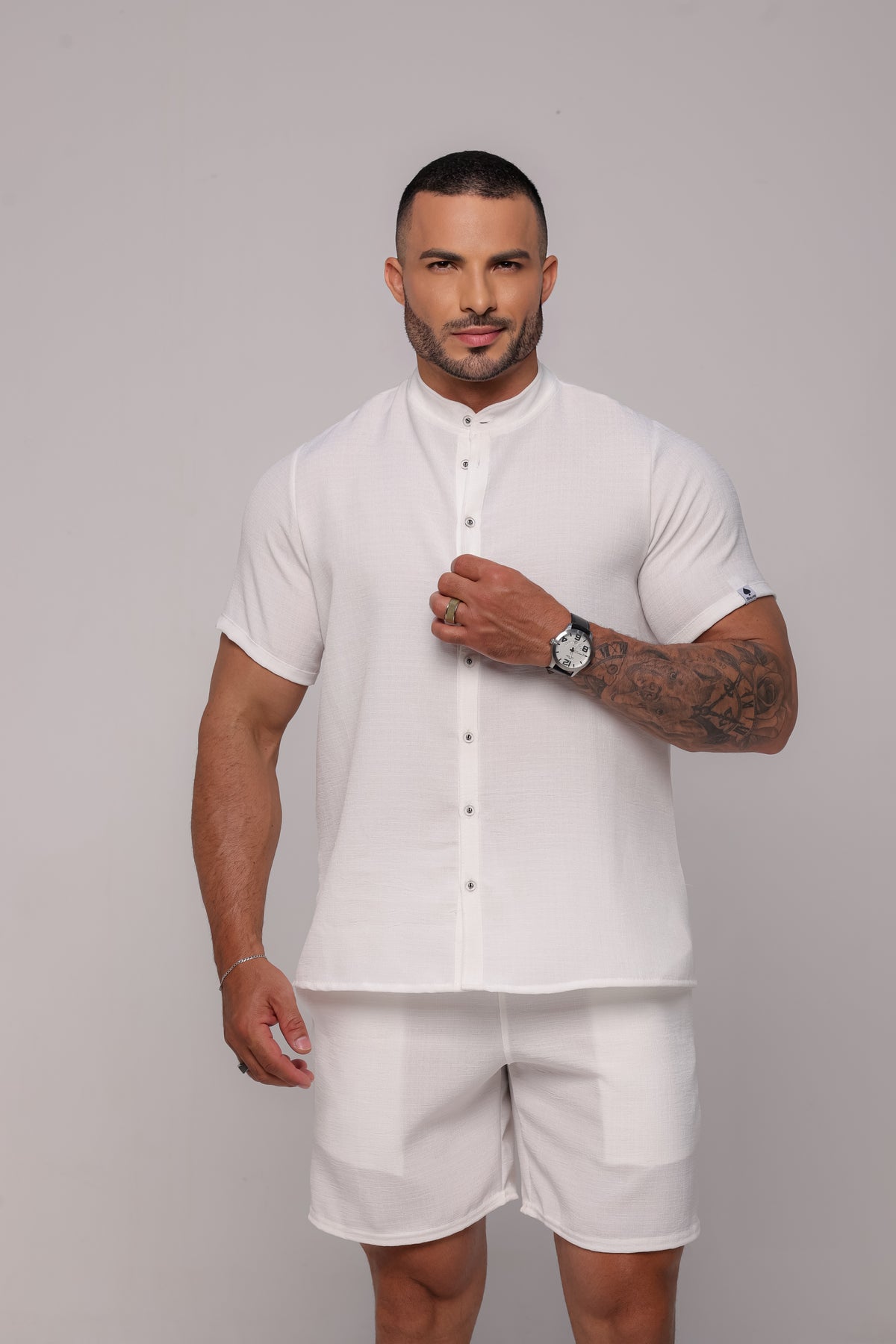 Conjunto Masculino Linhão Branco