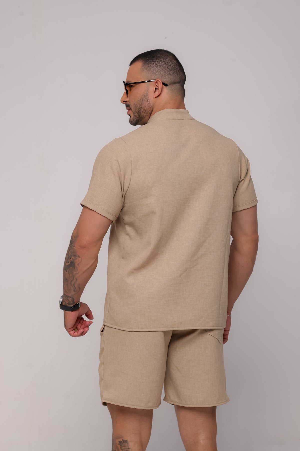 Conjunto Masculino Linhão Bege Claro teste teste